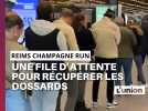 Reims Champagne Run : une file d'attente pour récupérer les dossards