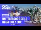 Un télescope de la NASA atterrit dans une ferme