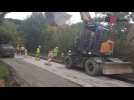 Travaux de sécurisation du réseau d'eau à Houffalize
