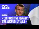 Emmanuel Macron s'exprime sur la rencontre entre Vladimir Poutine et Donald Trump