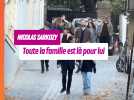 Nicolas Sarkozy, toute sa famille est là pour le soutenir