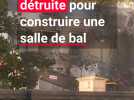 Une partie de la Maison Blanche détruite pour construire une salle de bal