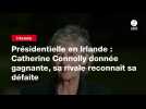 VIDEO. Présidentielle en Irlande : Catherine Connolly donnée gagnante, sa rivale reconnaît sa défaite