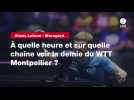 VIDÉO. Alexis Lebrun - Moregard. À quelle heure et sur quelle chaîne voir la demie du WTT Montpellier ?