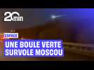 Une mystérieuse « boule verte » traverse le ciel de Moscou