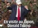 À bord d'un porte-avions au Japon, Donald Trump sort ses meilleurs pas de danse sur YMCA