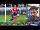 La réaction de Tawfik Bentayeb après son doublé lors de la victoire de l'Estac contre Amiens (3-1)