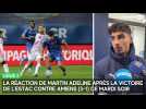 La réaction de Martin Adeline après la victoire de l'Estac contre Amiens (3-1) ce mardi soir