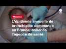 VIDEO. L'épidémie annuelle de bronchiolite commence en France, annonce l'agence de santé
