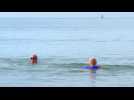 Octobre : on se baigne encore au Havre !