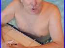 Patrick Lecerf, bourgmestre de Hamoir, participe fréquemment à des cours d'aquagym pour garder la forme
