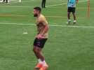RC Lens: Mathieu Udol à l'entraînement public