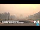 Pollution de l'air : New Delhi suffoque en pleine célébration de Diwali