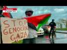 VIDÉO. « Free Palestine » : des militants mobilisés contre la venue d'un club israélien à Cholet