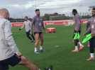 LOSC: Olivier Giroud à l'entraînement