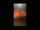 Un bâtiment agricole ravagé par un incendie à Ambrines