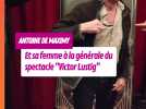 Antoine de Maximy et sa compagne Magalie lors de la Générale à Bobino du spectacle "Victor Lustig
