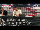 VIDÉO. La réaction du coach Fabrice Lefrançois après la défaite de Cholet Basket 92-103 face à Holon