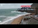 Saint-Malo : les images de la tempête Benjamin sur le port