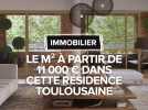 11 000 le m2, c'est le prix de cette résidence, en plein centre-ville de Toulouse