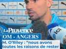 OM - ANGERS : "toutes les raisons de rester calmes" pour Matt O'Riley