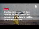 VIDEO. Quelques averses et des rafales de vent : voici les dernières prévisions météo pour ce week-end