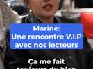 Marine, de la Star Academy, rencontre les lecteurs de Nice matin à l'hôtel Majestic.