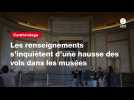 VIDEO. Les renseignements s'inquiètent d'une hausse des vols dans les musées