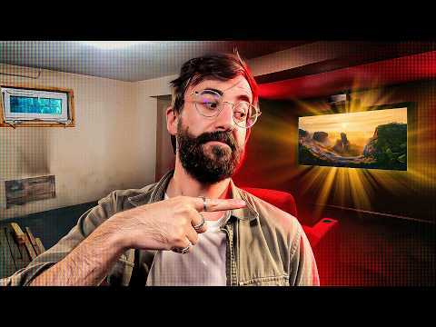 Je transforme un SOUS-SOL en SALLE de CINÉMA pour moins de 1000€ !