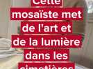 Cette artiste de Gouvieux orne les tombes de mosaïques colorées
