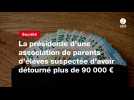 VIDEO. La présidente d'une association de parents d'élèves suspectée d'avoir détourné plus de 90 000 ¬