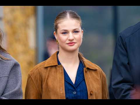 VIDEO : La princesse Leonor d'Espagne fte se…