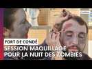 Session maquillage au fort de condé pour la nuit des zombies