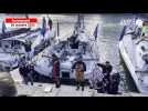 Transat Café l'Or. Départ en musique pour certains skippers au Havre