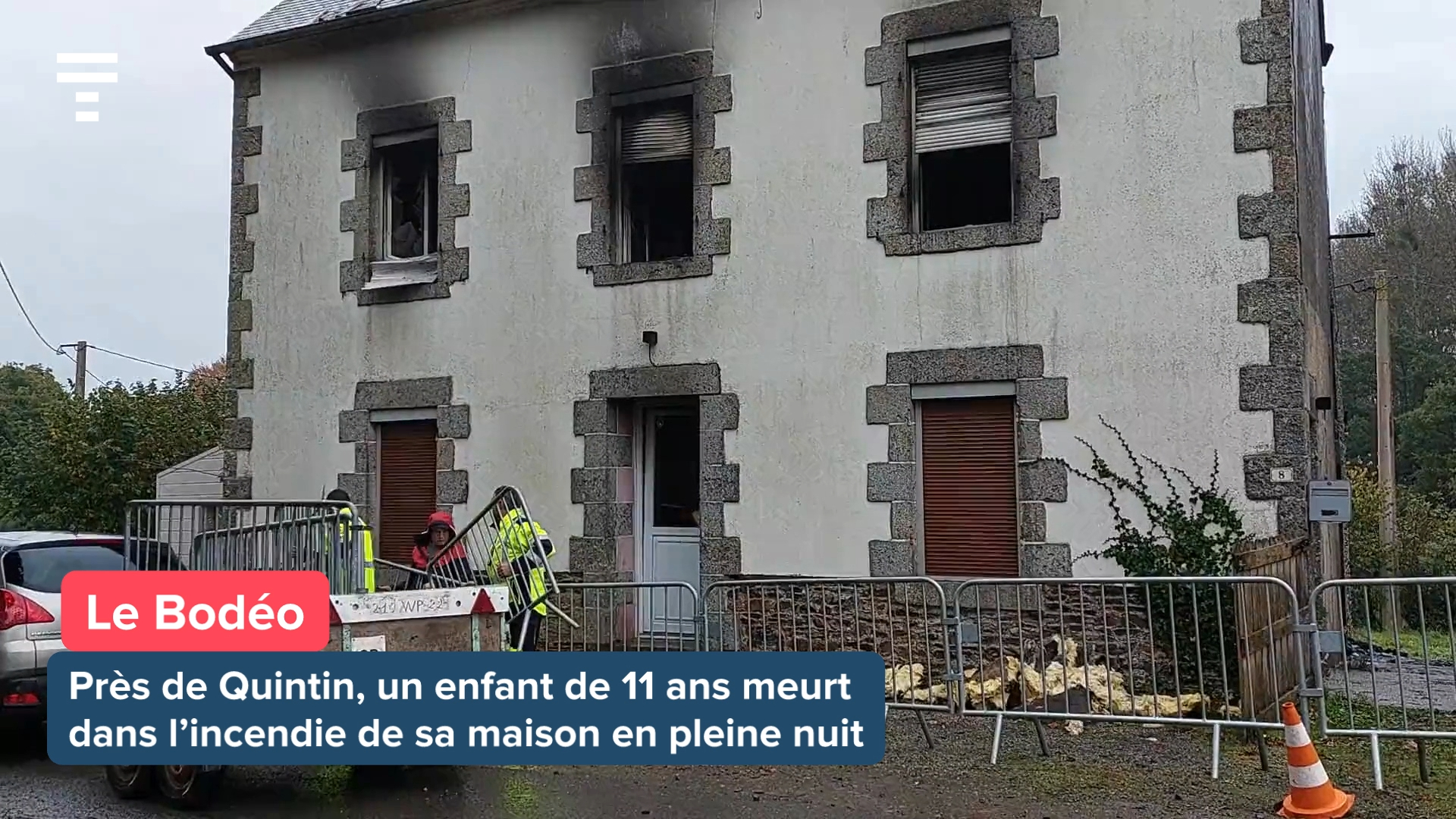 « C’était un gamin adorable » : près de Quintin, un enfant de onze ans meurt dans l’incendie de sa maison en pleine nuit