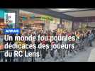 Un monde fou à Aushopping Arras pour rencontrer les joueurs du RC Lens