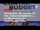 VIDEO. Immigration, UE, fraudes, fin des « tabous budgétaires »... Le RN présente son contre-budget 2026