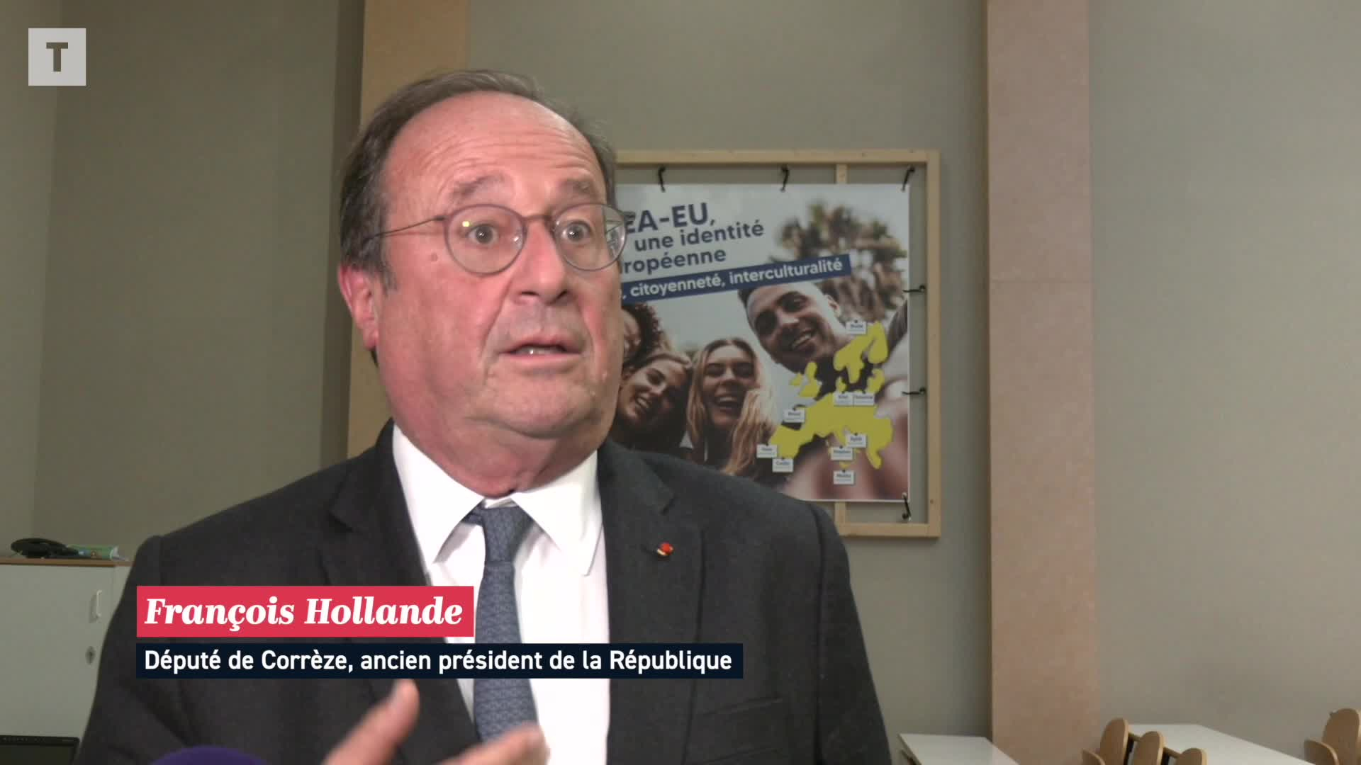 Le député et ancien président François Hollande prof d'un jour à Quimper [Vidéo]