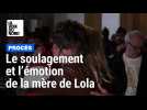 L'émotion de la mère et du frère de Lola après la condamnation de Dahbia Benkired
