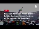 VIDÉO. F1. Facile au Mexique, Norris prend la tête du championnat, Leclerc et Verstappen sur le podium