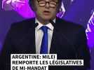 Argentine: le parti de Javier Milei remporte les élections législatives de mi-mandat