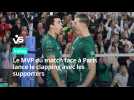 Le MVP du match TLM-Paris lance le clapping avec les supporters