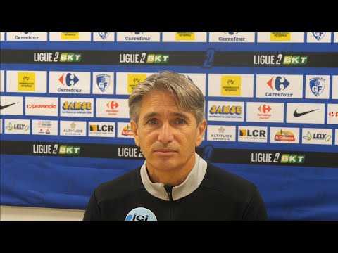 La conférence de presse de Franck Rizzetto avant GF38 - EA Guingamp
