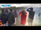 VIDÉO. Les supporters du Mans FC derrière leurs joueurs avant le derby à Laval