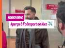 Fans en ébullition Kendji Girac aperçu à l'aéroport de Nice