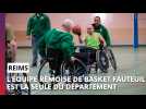 L'équipe Rémoise de basket fauteuil est la seule du département