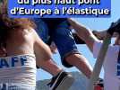 A 93 ans, il saute du plus haut pont d'Europe à l'élastique