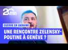 Guerre en Ukraine : Macron plaide pour une rencontre Zelensky-Poutine à Genève