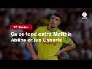 VIDÉO. FC Nantes. Ça se tend entre Matthis Abline et les Canaris