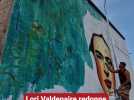 L'artiste Lori Valdenaire redonne vie à Frida Kahlo sur cette future fresque à Remiremont